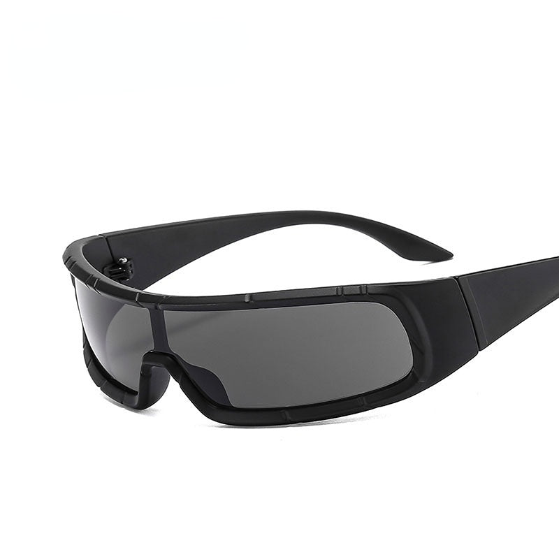 Wholesale One-piece Sports Cycling Colorful PC Sunglasses